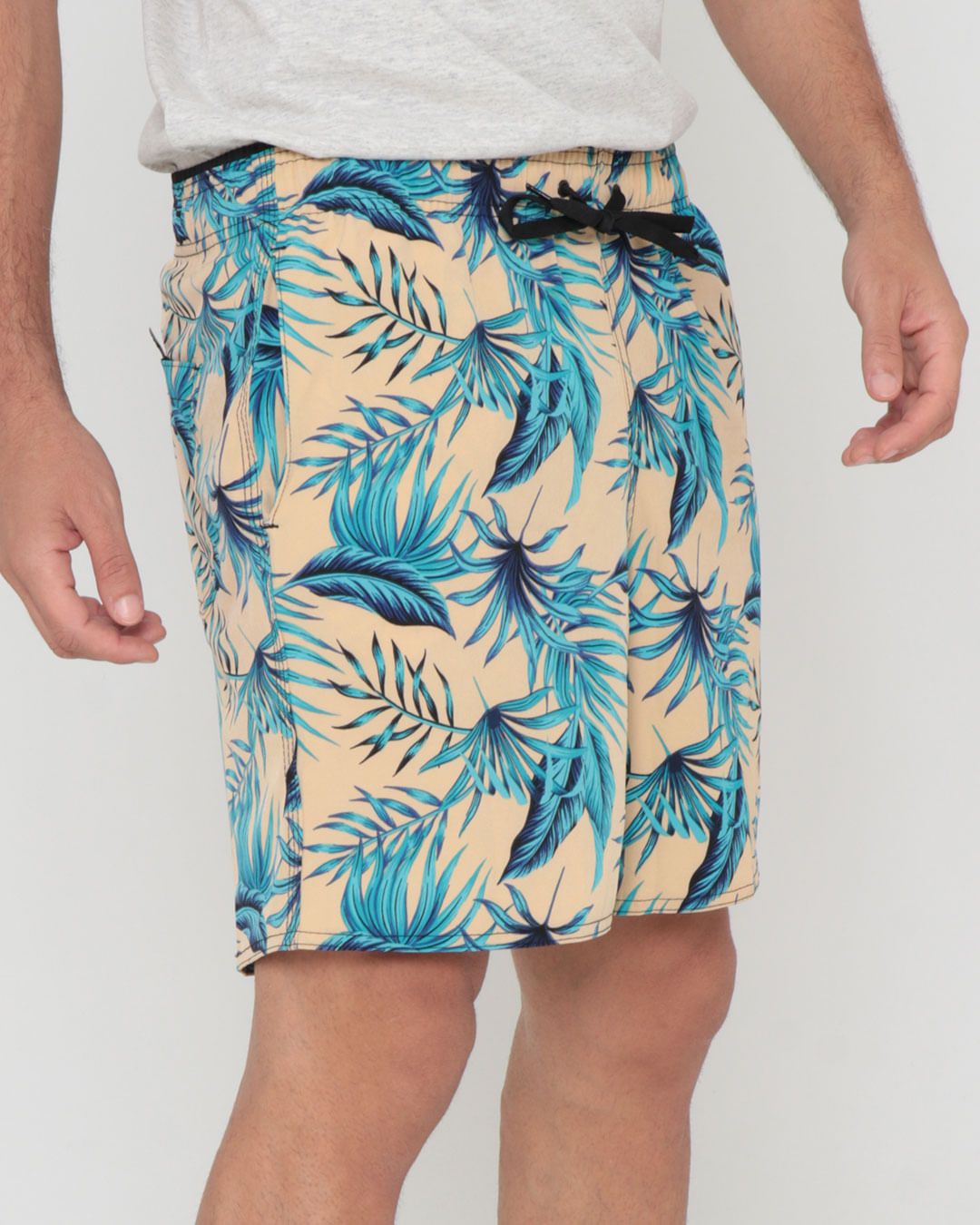 Bermuda-2680-Elastico-Premiun-El17---Bege-Floral