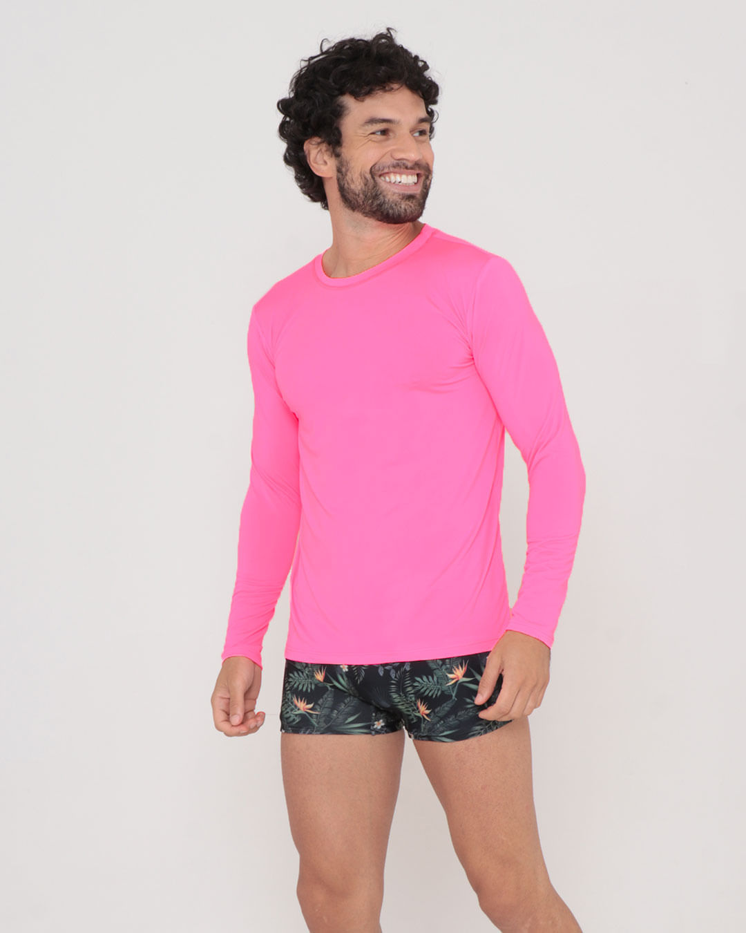 Camiseta-Cm6801-Manga-Longa--Uv---Rosa-Neon