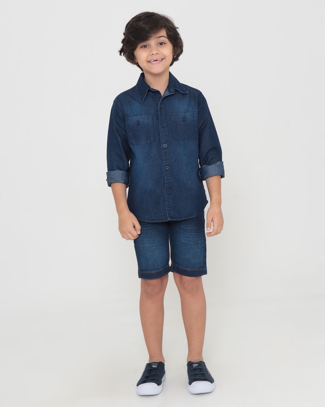 Bermuda-Jeans-171190-Le-M48---Blue-Jeans-Escuro