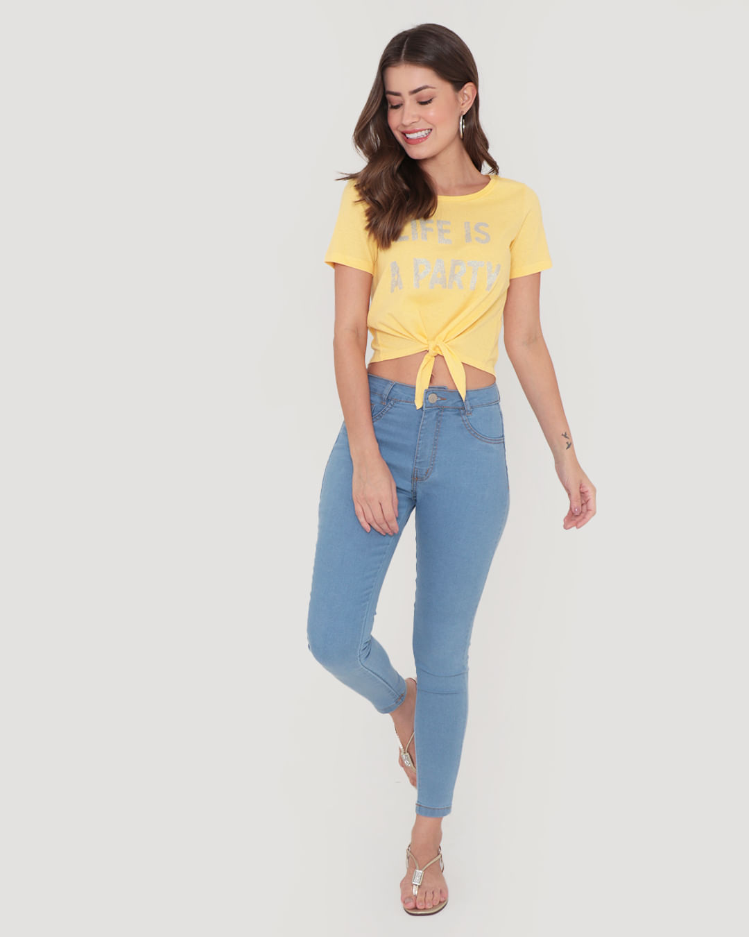 Camiseta-Nozinho-Silk-Festa---Amarelo-Claro