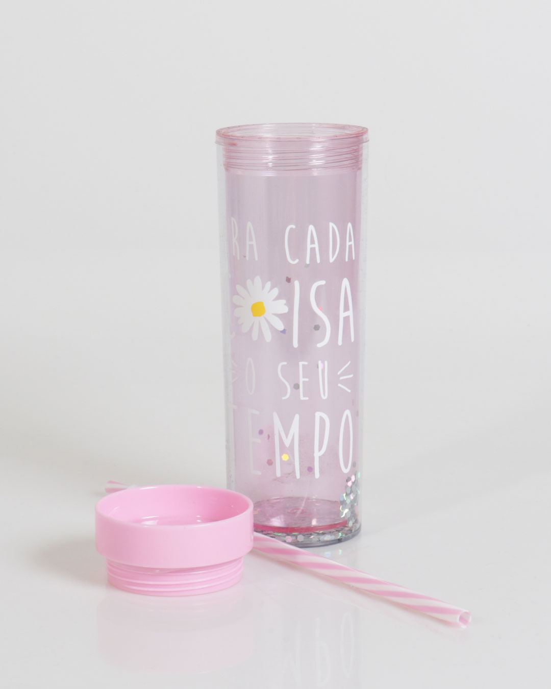 Garrafa-Com-Gliter-Flor-Rosa---Rosa-Claro