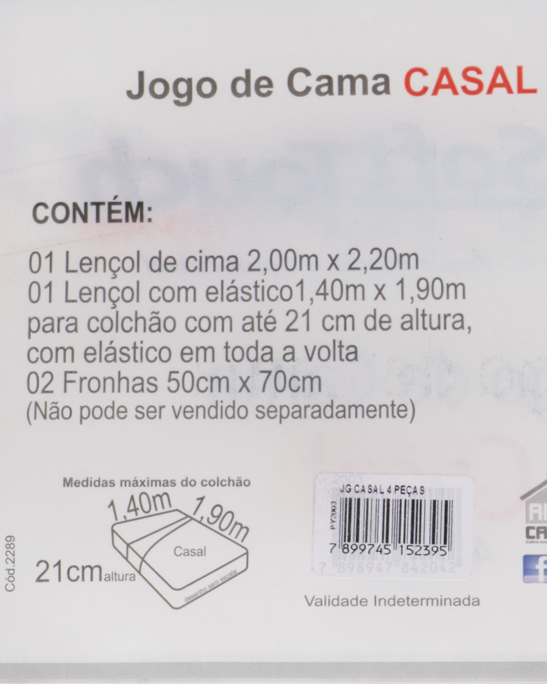 Jogo-Ac2003-Microfibra-Casal-4pcs---Vinho-Outros