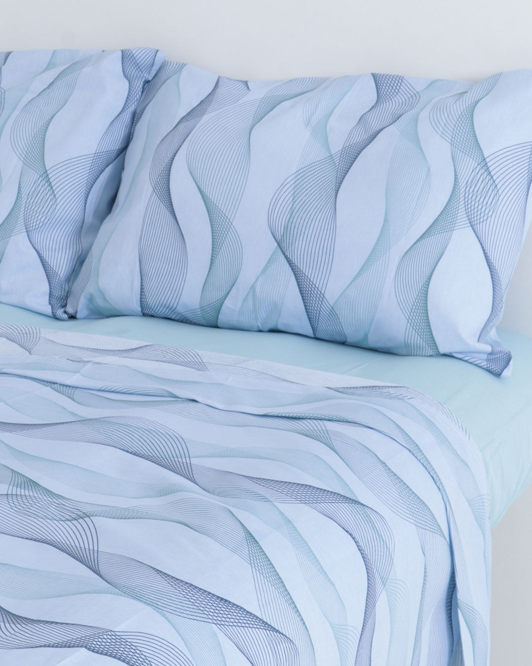 Jg-Cama-Crystal-Casal-4-Pcs---So---Azul-Claro