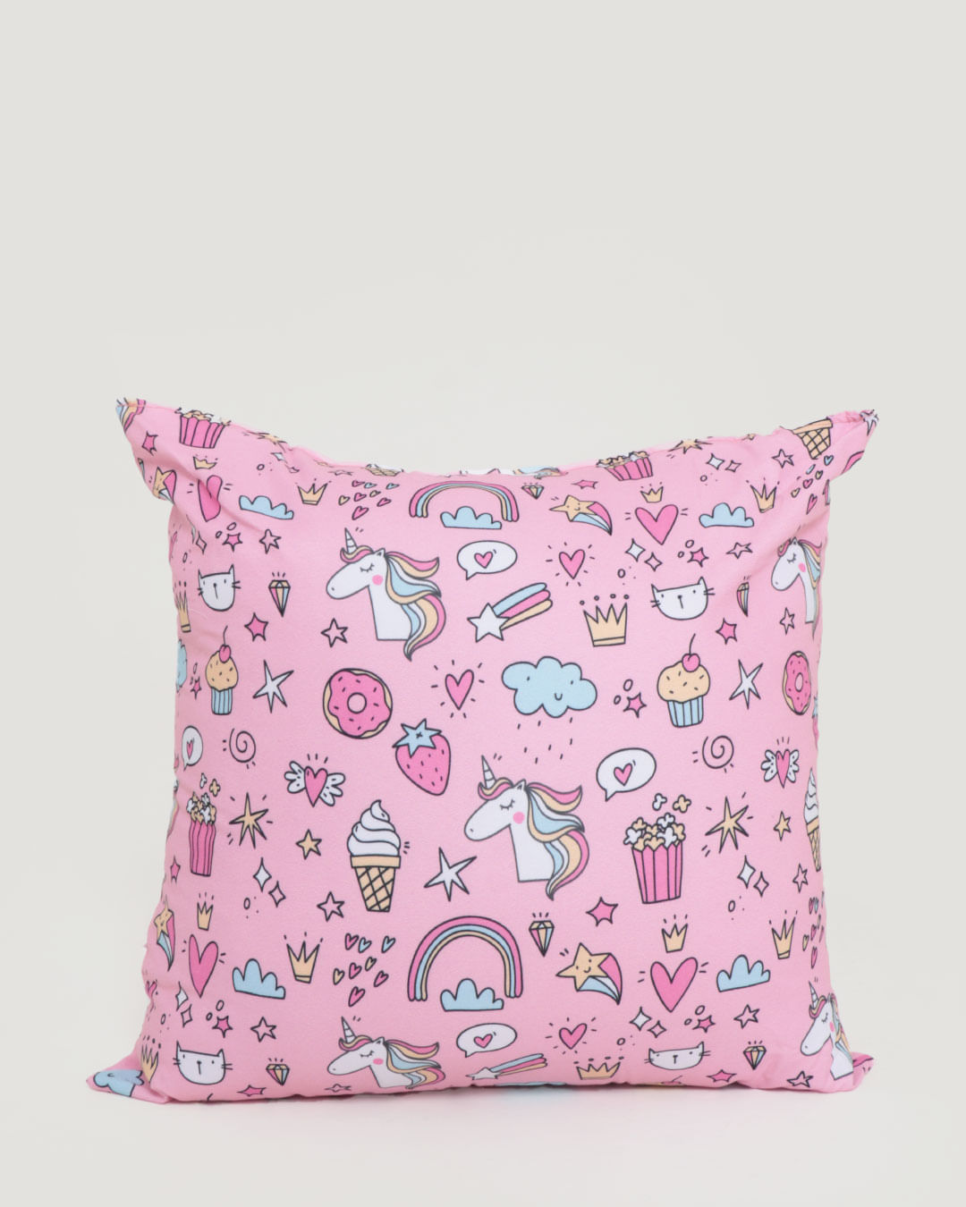 Almofada-Unicornio-40x40-Summer---Rosa-Claro