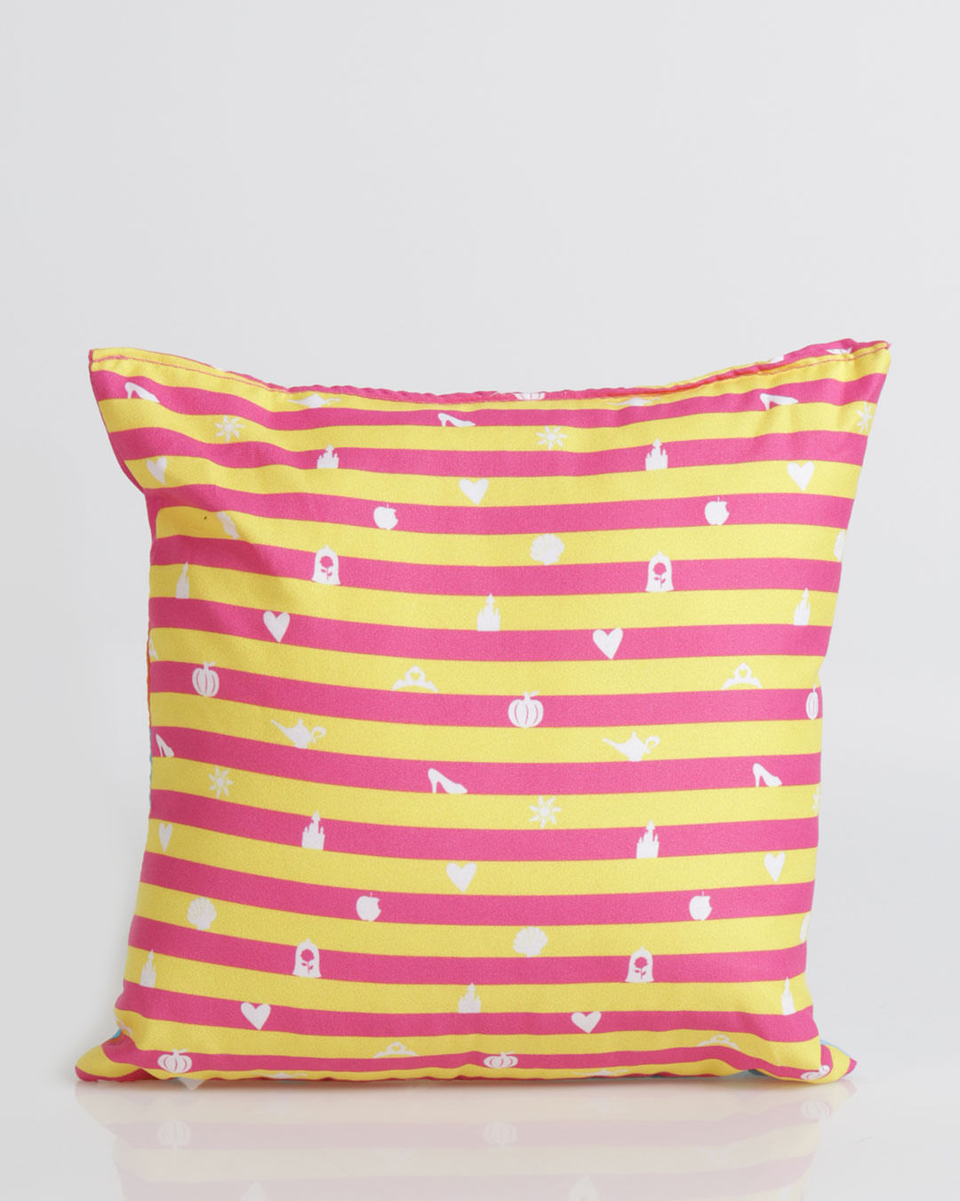 Almofada-Princesas-25x25---Amarelo-Listrado