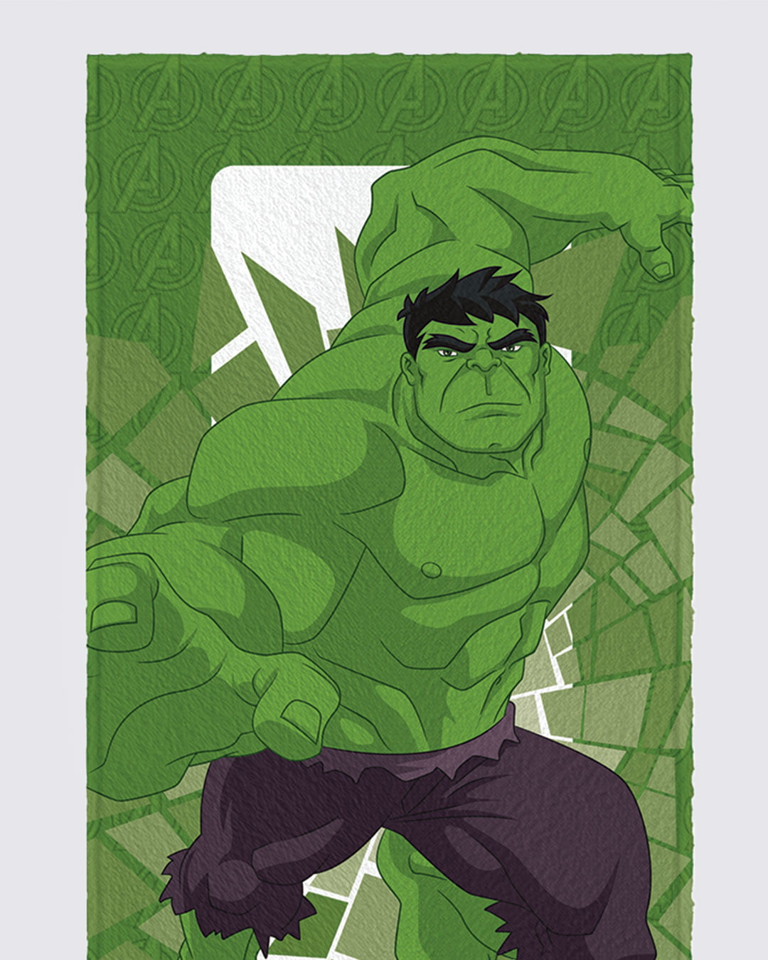 Toalha-Bh-Felpuda-Avengers-60x120---Verde-Claro