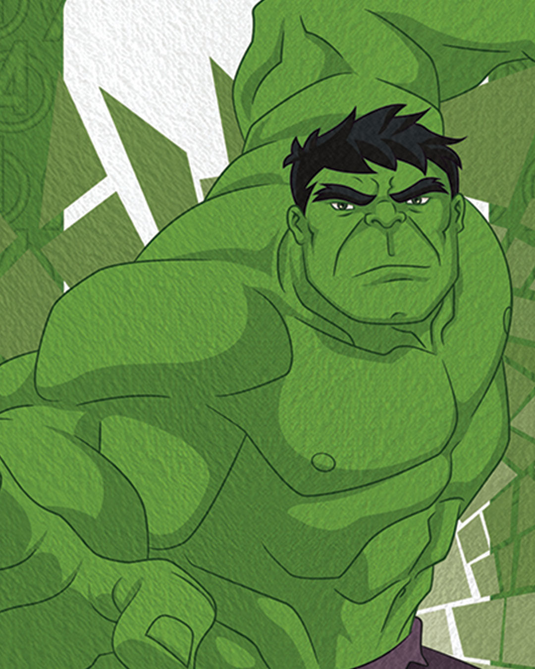 Toalha-Bh-Felpuda-Avengers-60x120---Verde-Claro