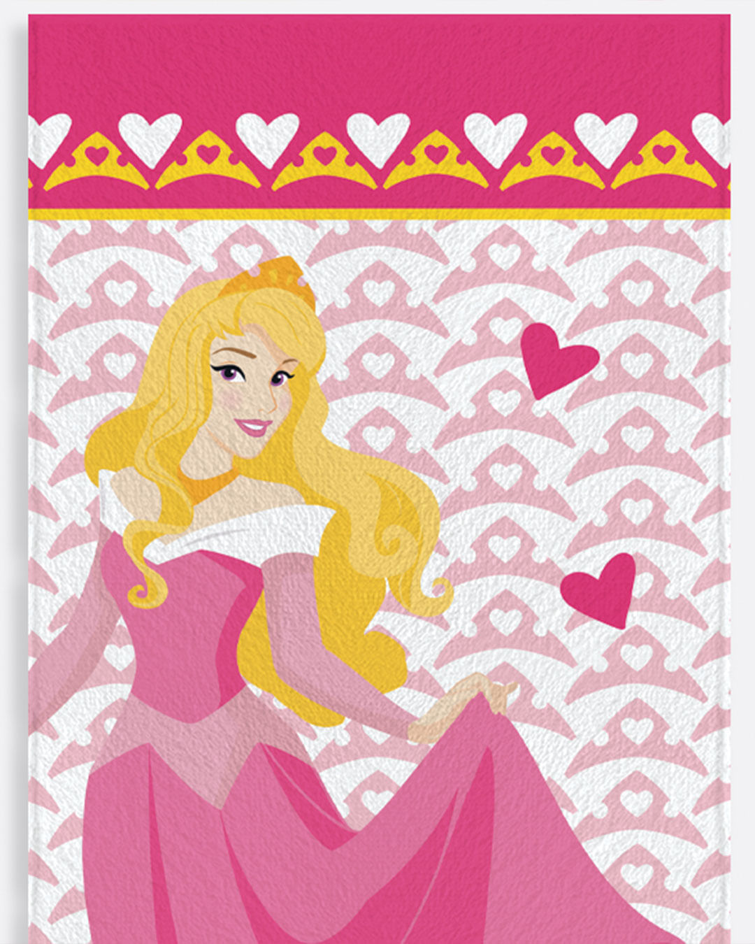 Toalha-Bh-Felpuda-Princesas-60x120---Rosa-Medio