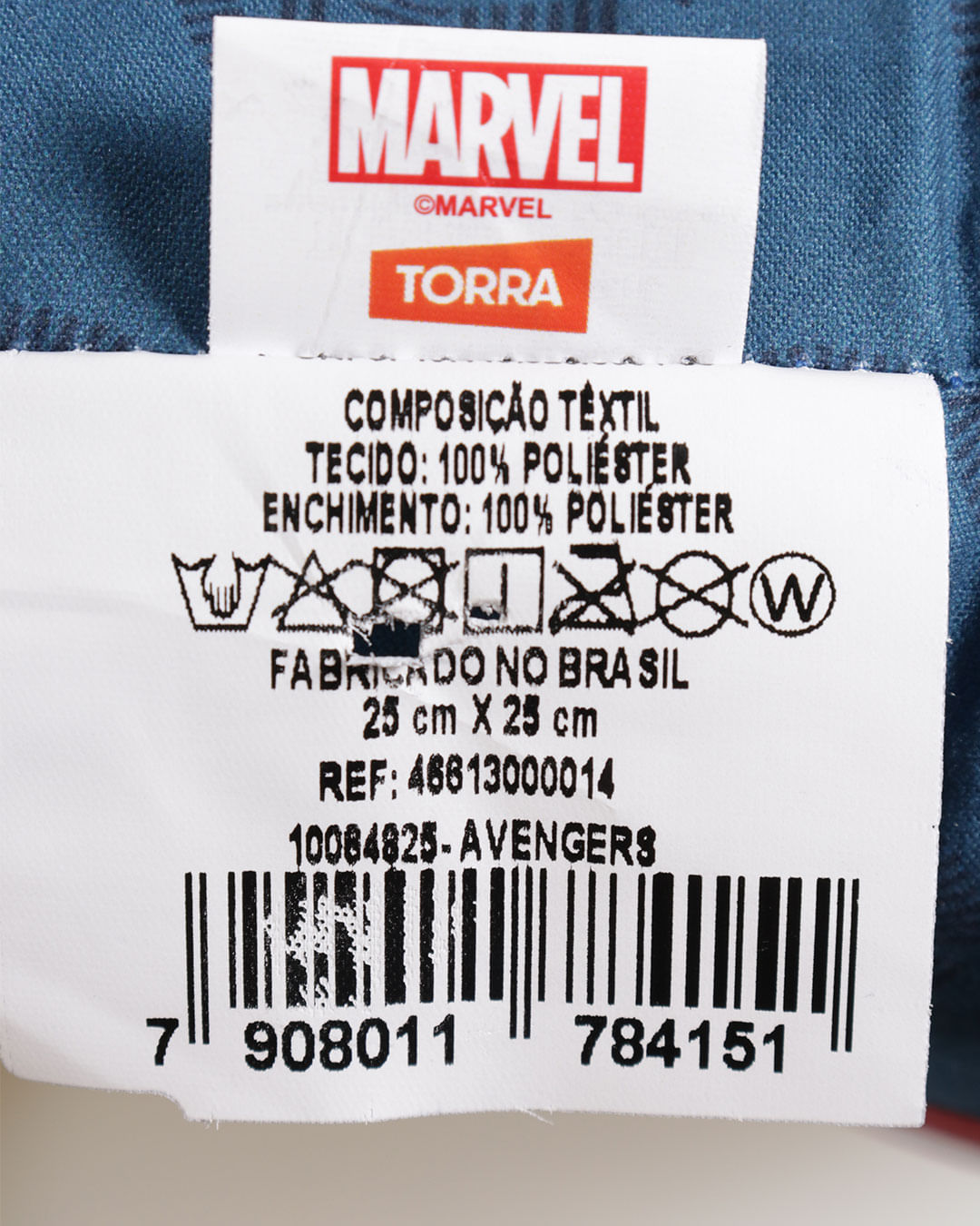 Almofada-Avengers-25x25---Azul-Escuro