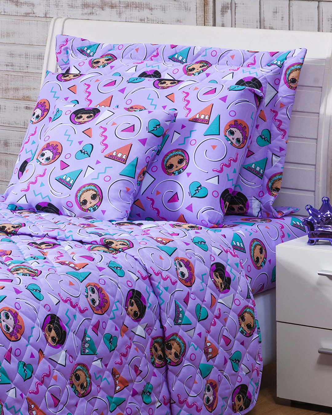 Jg-De-Cama-Solt-Lol-Girls-Lilas---2-Pc---Lilas-Medio