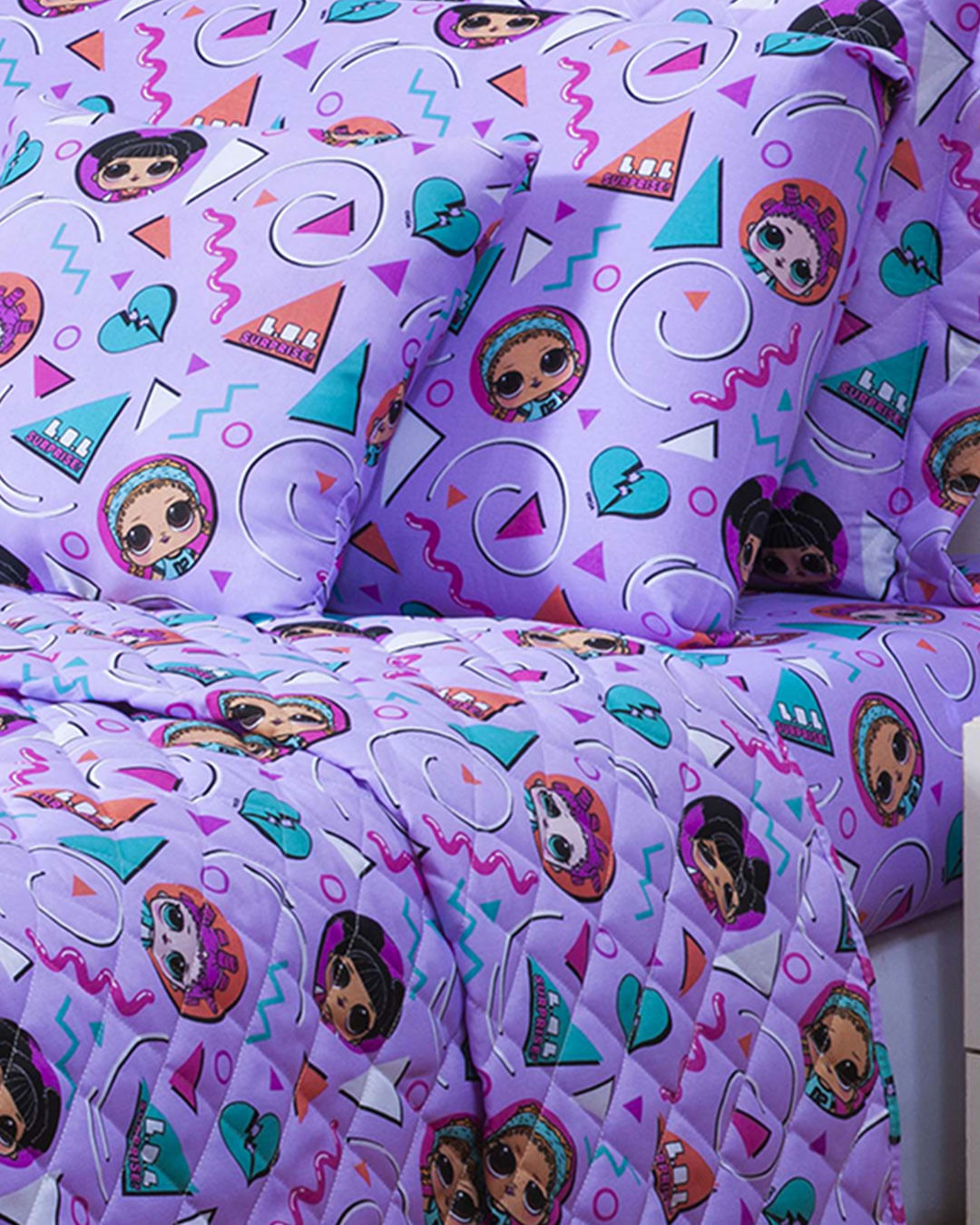 Jg-De-Cama-Solt-Lol-Girls-Lilas---2-Pc---Lilas-Medio