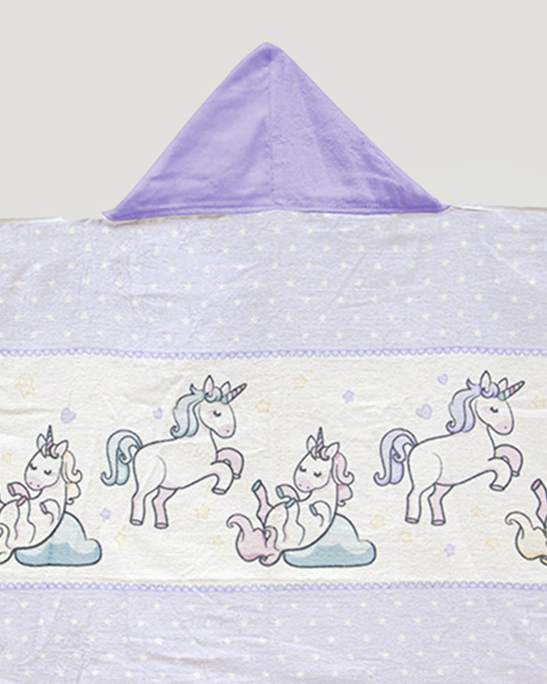 Toalha-Bh-Veludo-Capuz-Bb-Unicornio---Lilas-Claro