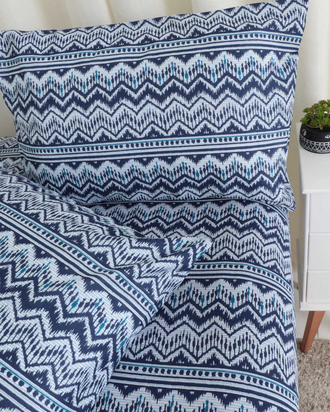 Jg-De-Cama-King-Size-Fiesta-Azul---3-Pc---Azul-Geometrico