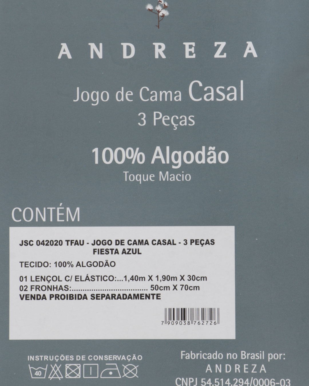 Jg-De-Cama-King-Size-Fiesta-Azul---3-Pc---Azul-Geometrico