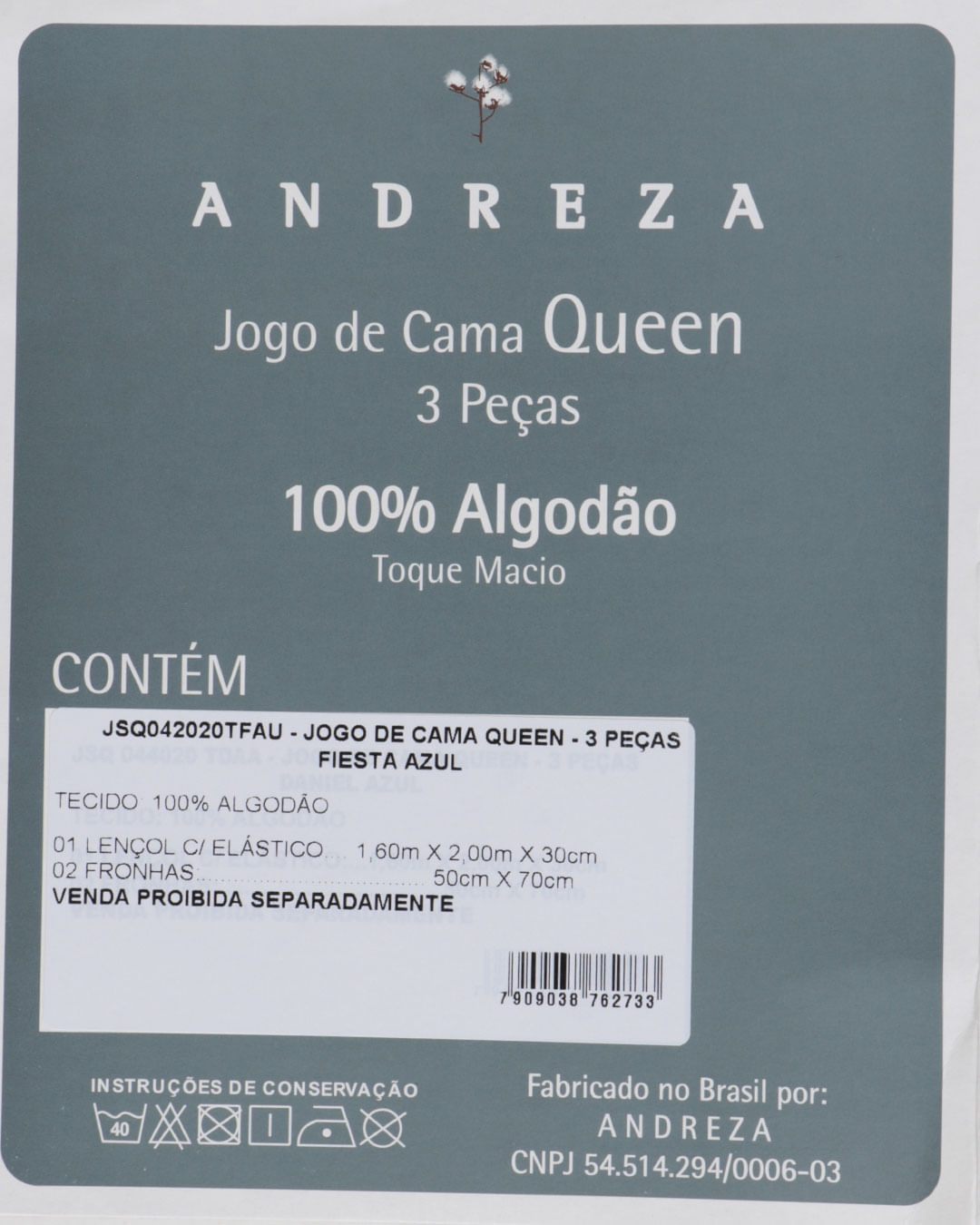 Jg-De-Cama-Queen-Fiesta-Azul----3-Pc---Azul-Escuro