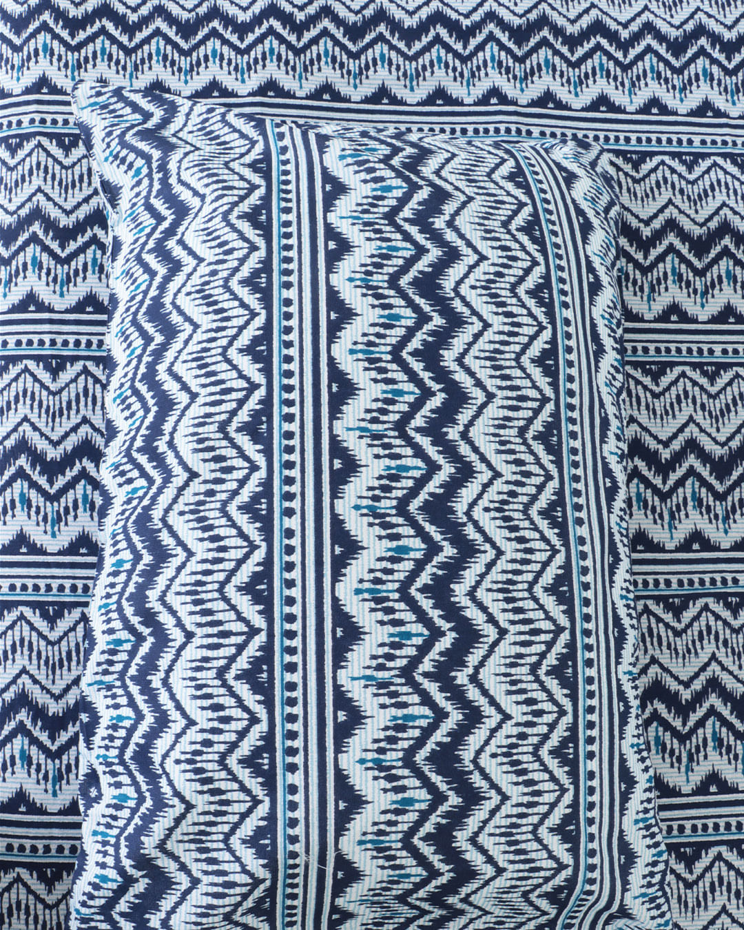 Jg-De-Cama-Casal-Fiesta-Azul---3-Pc---Azul-Geometrico