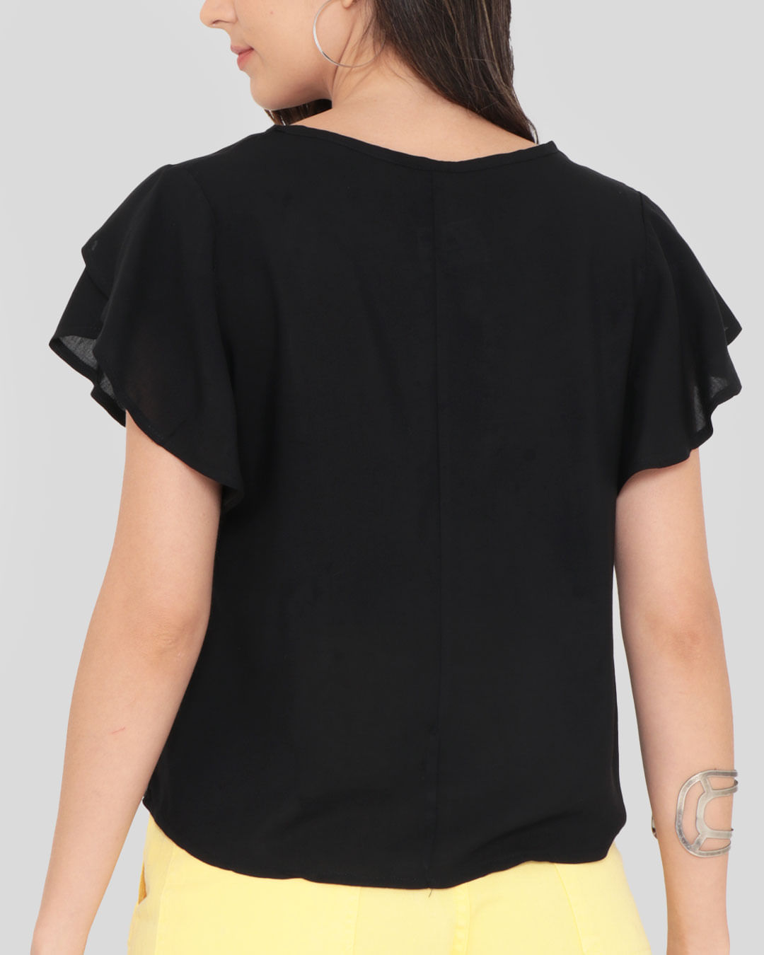 Blusa-8128rl-Lisa-Manga-Babados---Preto
