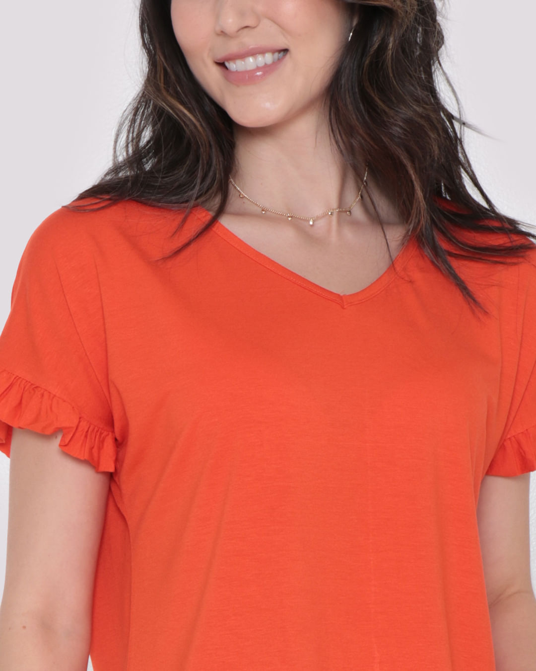 Blusa-33315-Ampla-Babados-Manga---Laranja-Medio