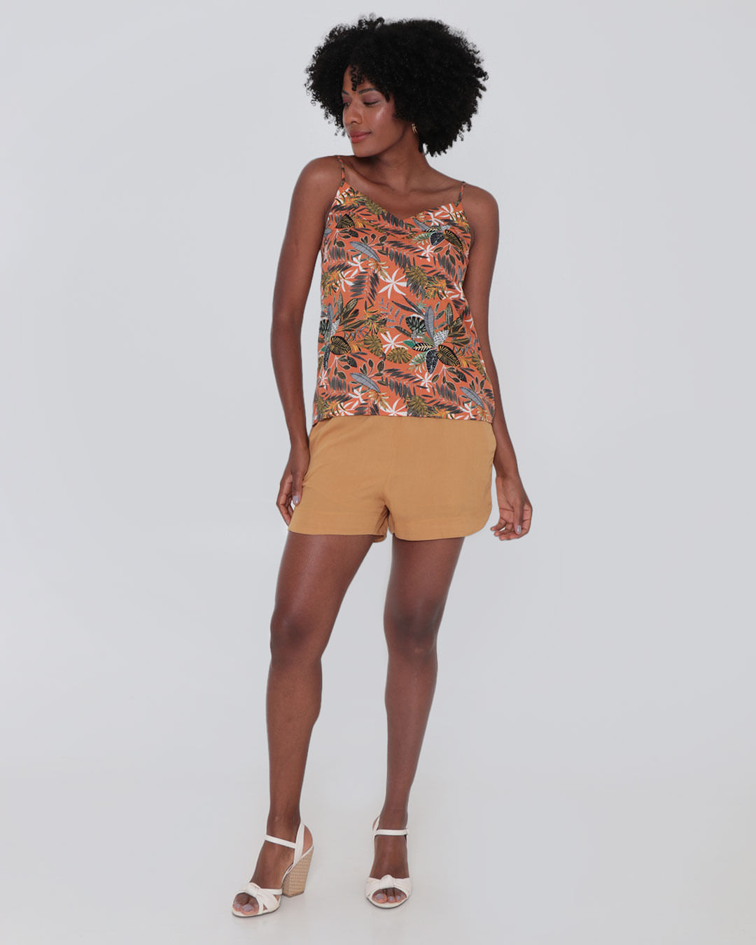 Regata-9460-Estampada-Alca-Fina---Laranja-Floral