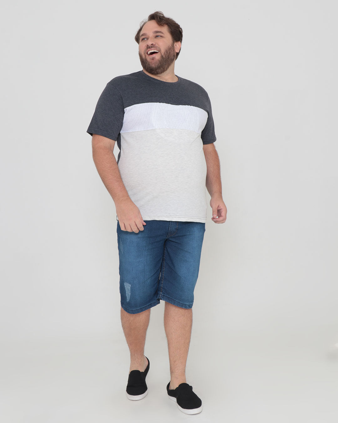 Camiseta-51180691-Dif-Gangster-Plus---Cinza-Medio