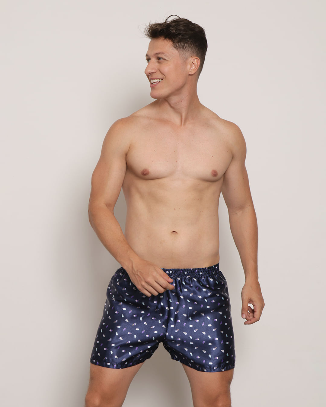 Samba-Cancao-018-Charmuse-Adulto-Pgg---Azul-Geometrico