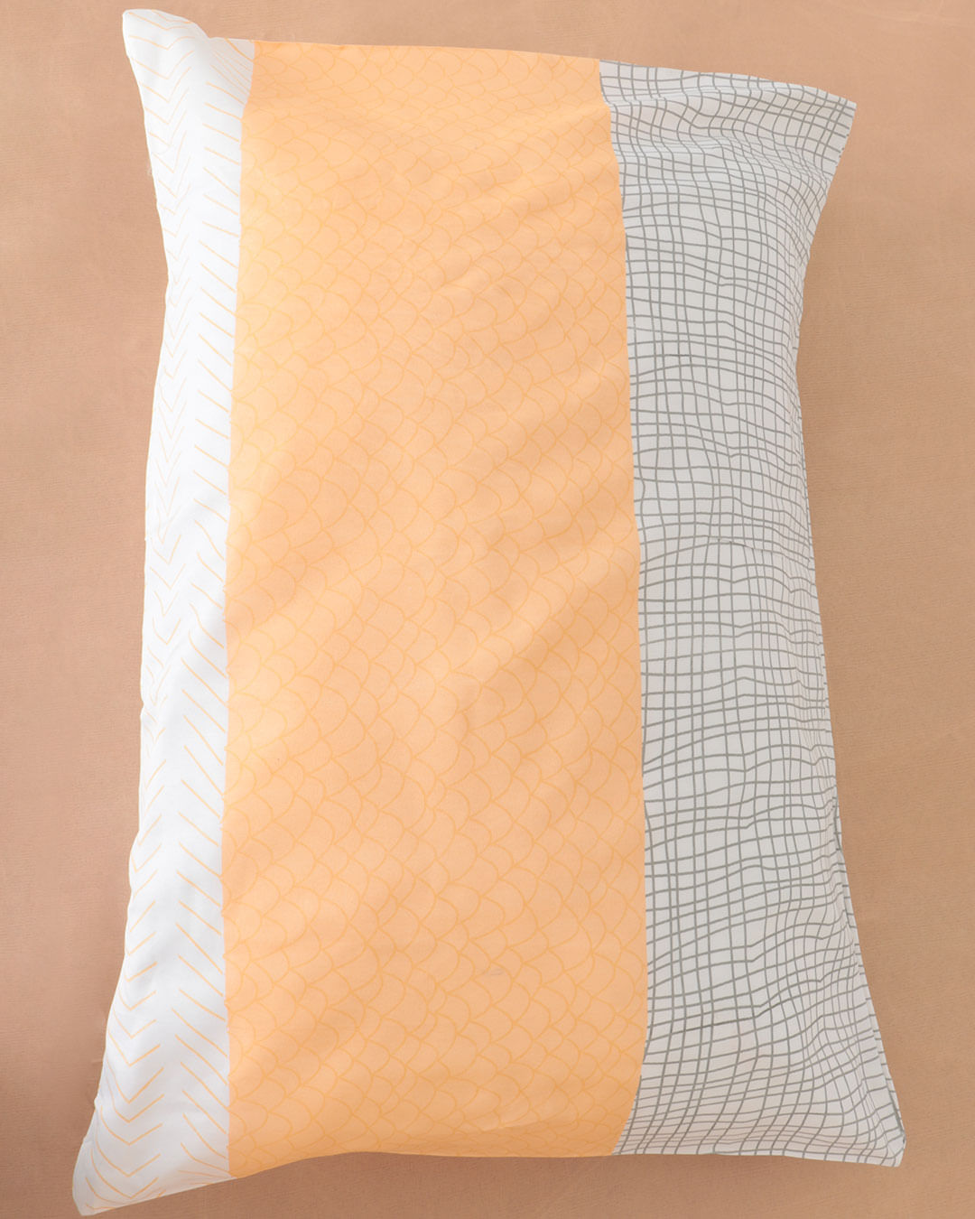 Jogo-De-Cama-Casal-3-Pcs-Imp---Laranja-Claro