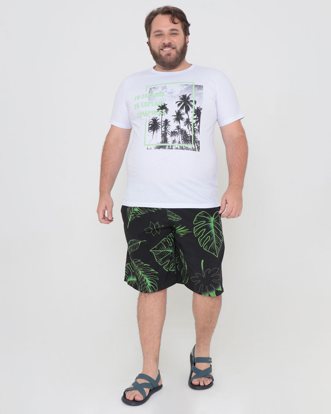 Bermuda-Elastano-897-Cos-Elas-G1g4---Preto-Floral