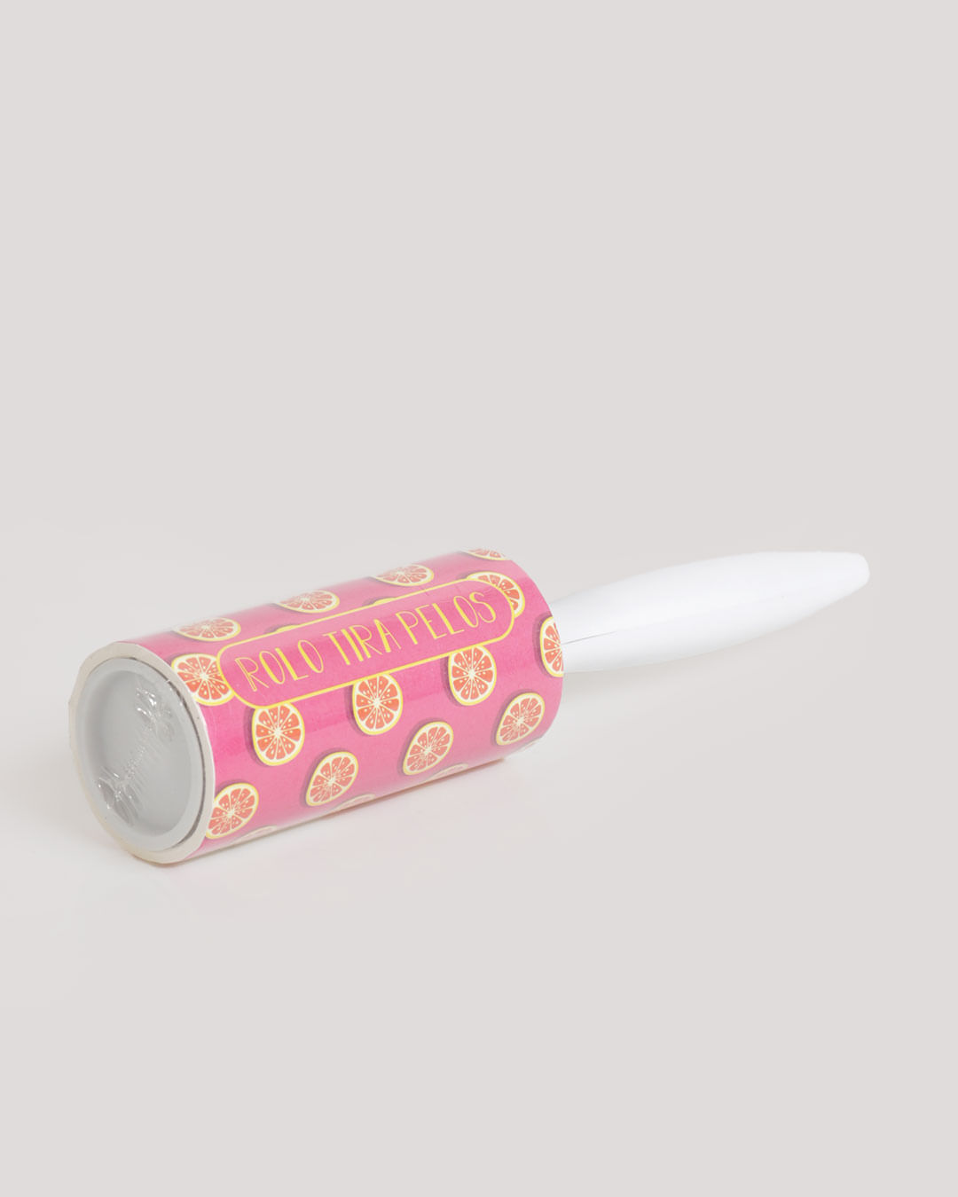 Rolo-Limpa-Pelo-Frutas-Rosa---Rosa-Claro