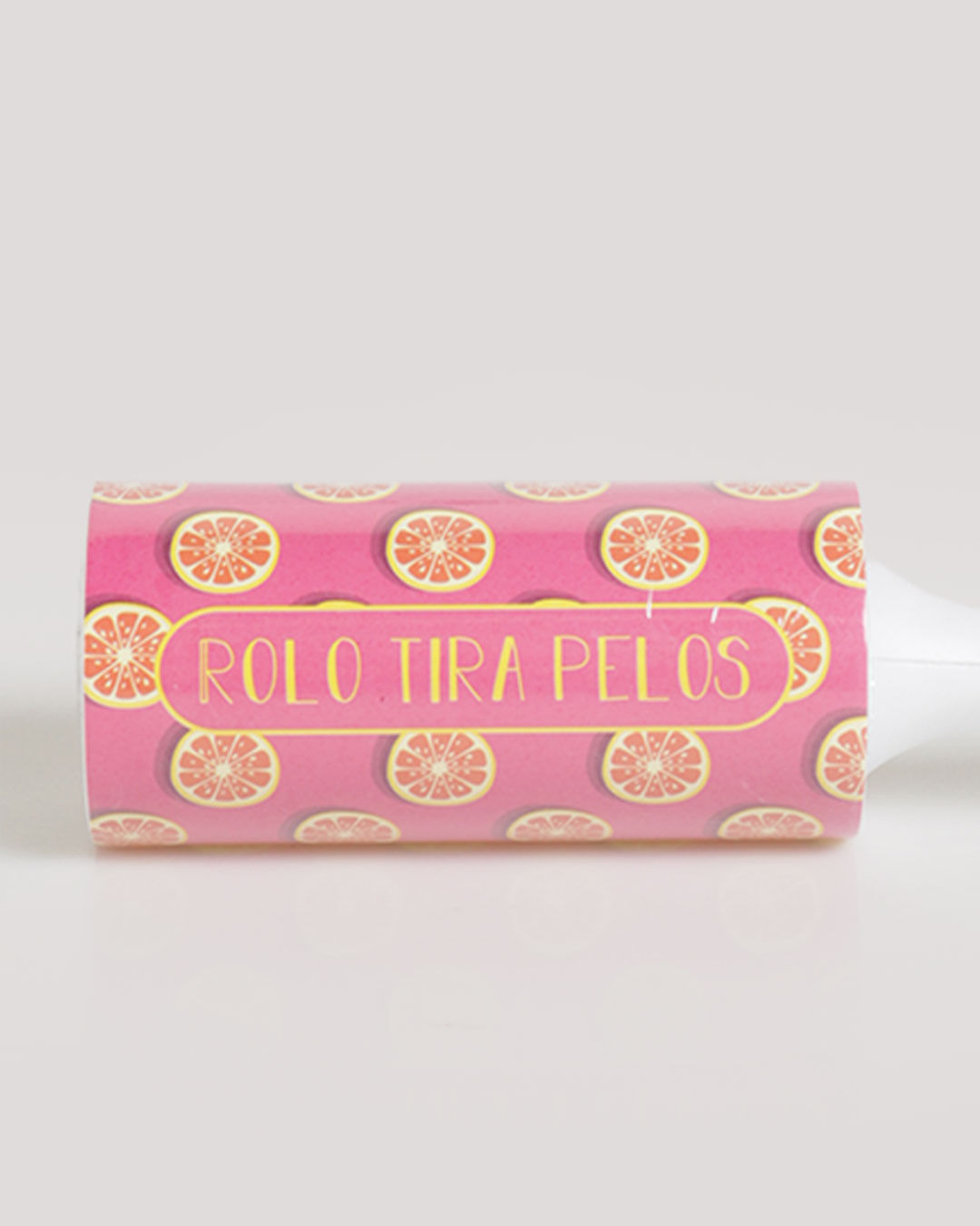 Rolo-Limpa-Pelo-Frutas-Rosa---Rosa-Claro