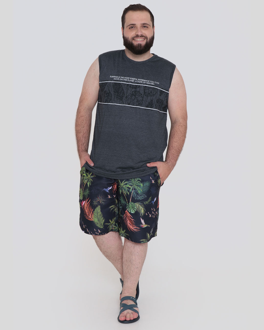 Machao-So-Masc-Ad-Estampg1g4---Cinza-Xadrez