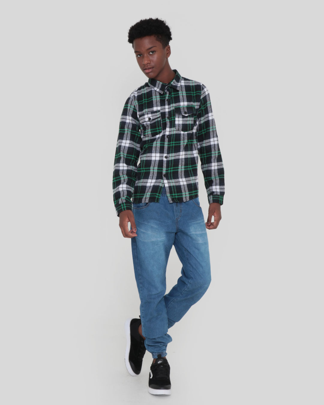 Camisa-Sfb-103-Ml-Masc1016-Xadre---Preto-Xadrez