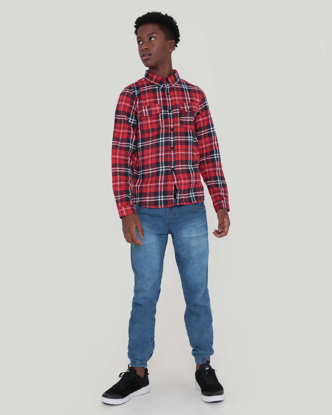 Camisa-Sfb-103-Ml-Masc1016-Xadre---Vermelho-Xadrez