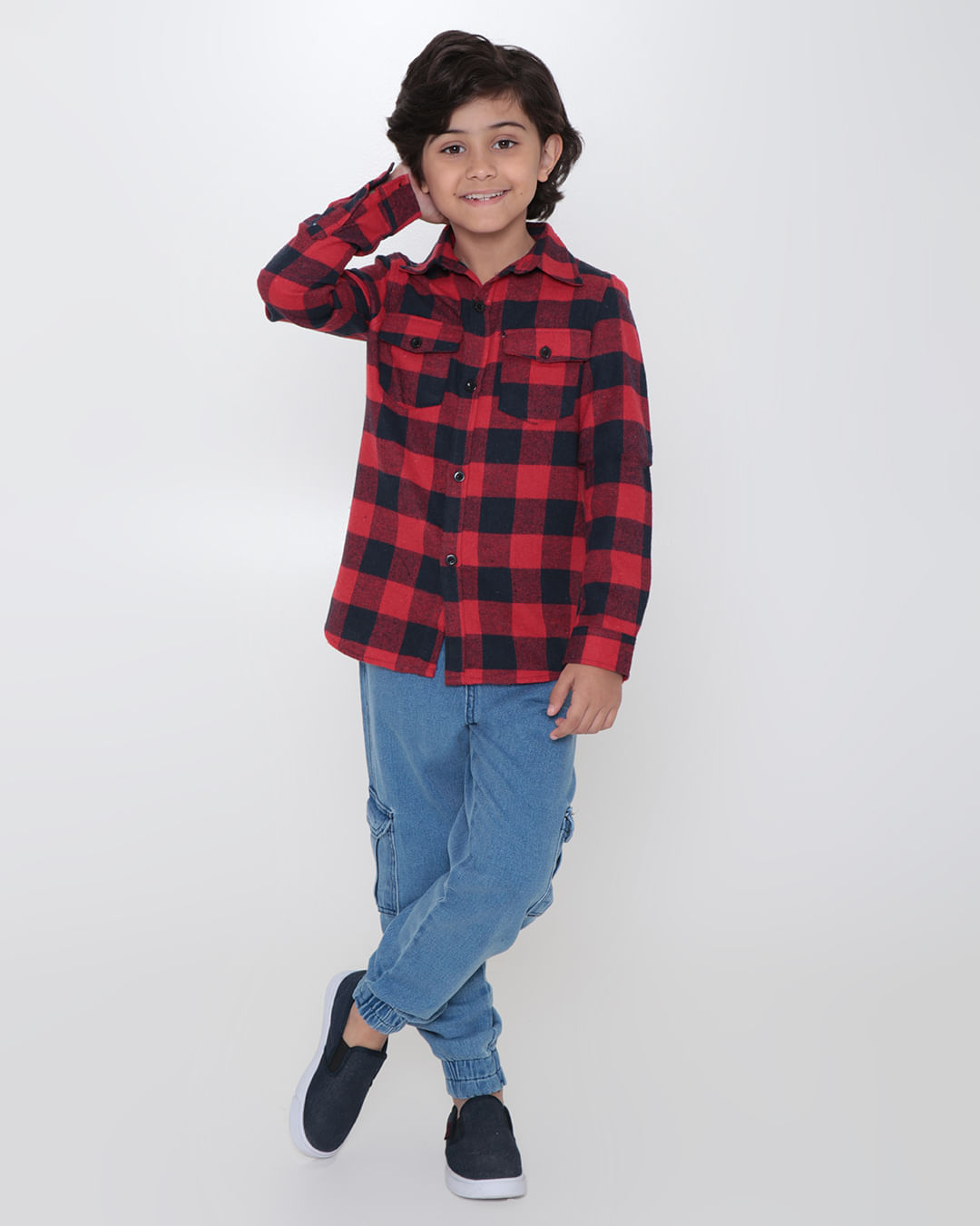 Camisa-Sfb-102-Ml-Masc48-Xadrez---Vermelho-Xadrez
