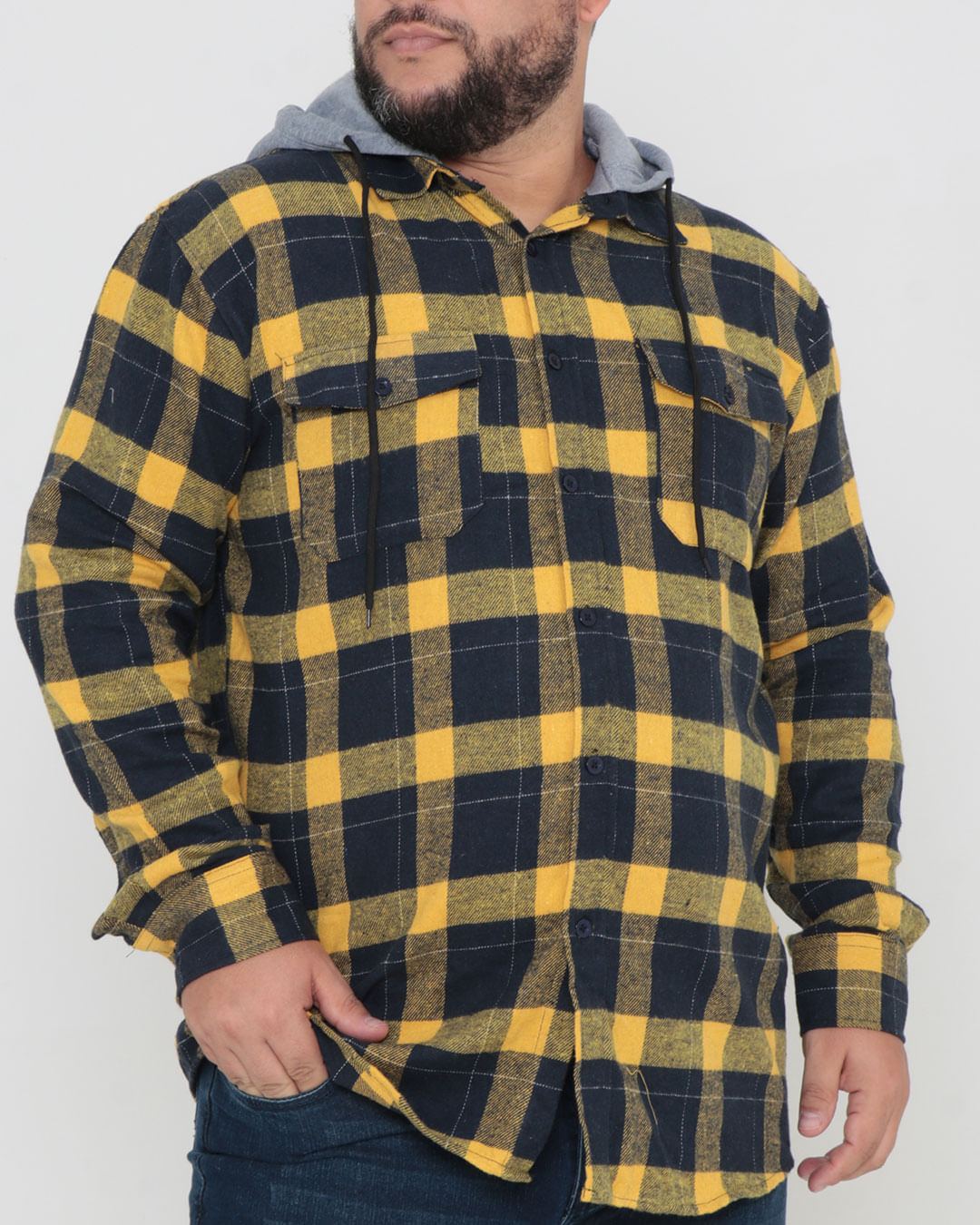 Camisa-Bl20-Fsps02-Flanela-Com-Capuz---Amarelo-Xadrez