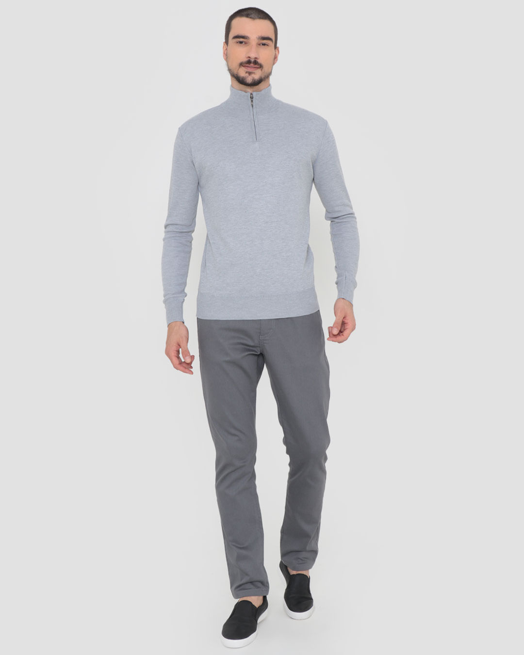 Tricot-Half-Ziper-Rep77-Mcinza-Pgg---Cinza-Claro