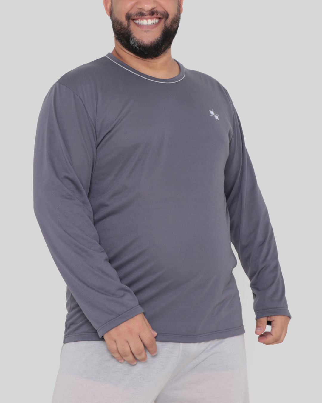 Pijama-Gola-Plus-Ml-E-Calca-67494---Cinza-Medio