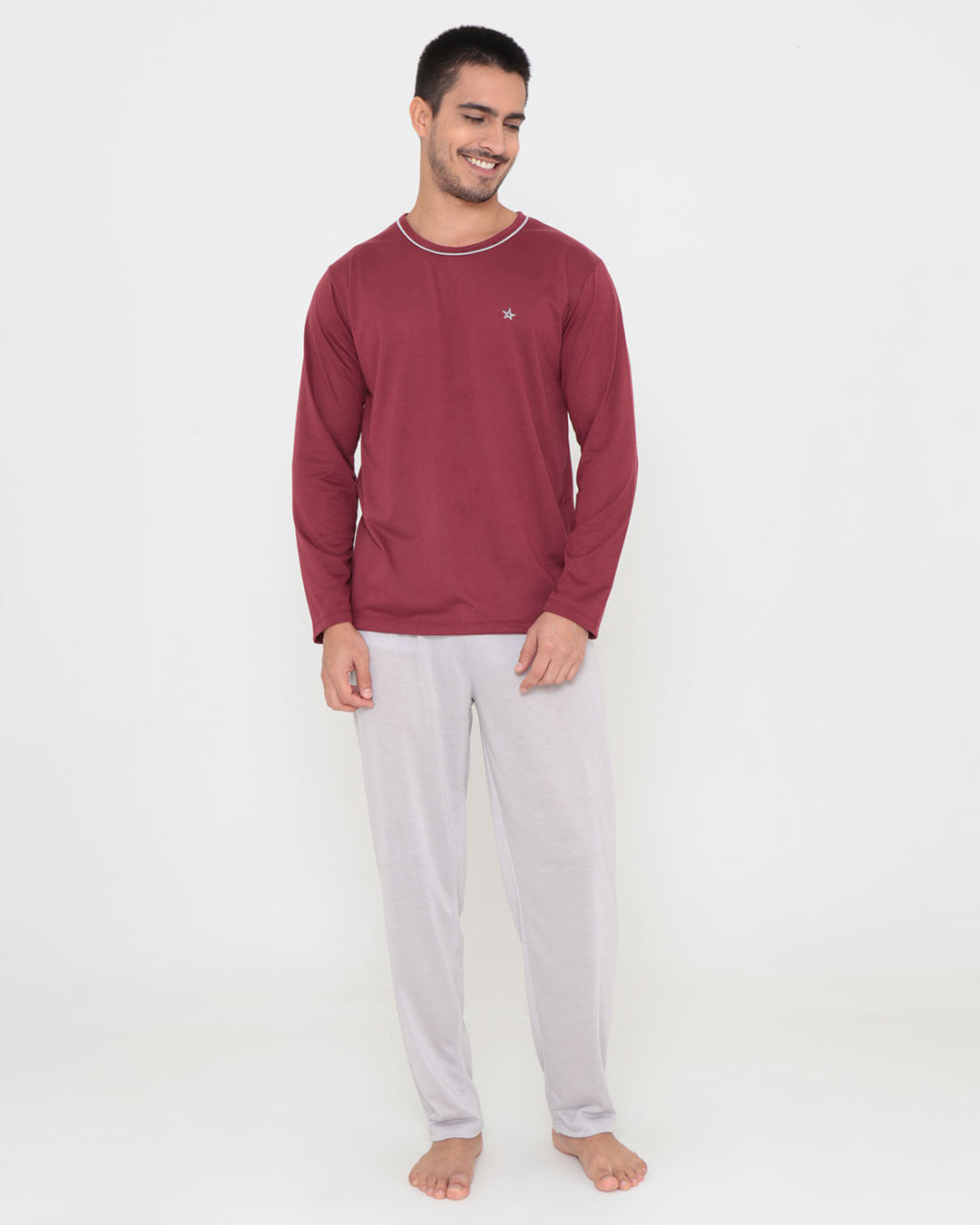 Pijama-Gola-C-67491---Vinho