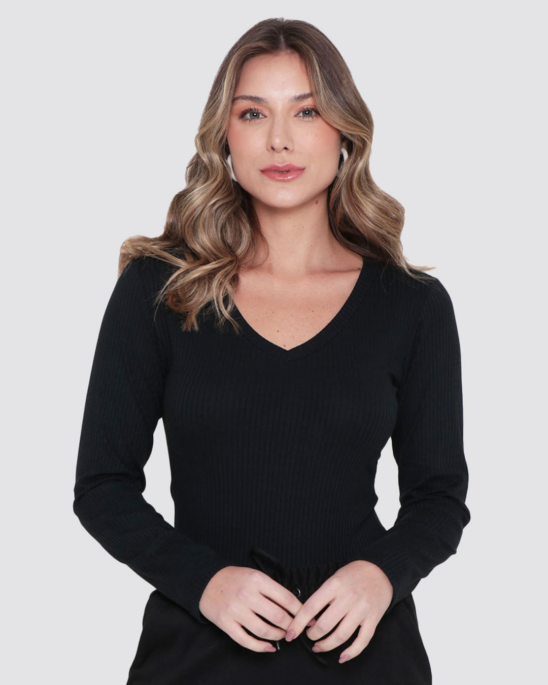 Blusa-3603-Ml-Canelada-Preta---Preto