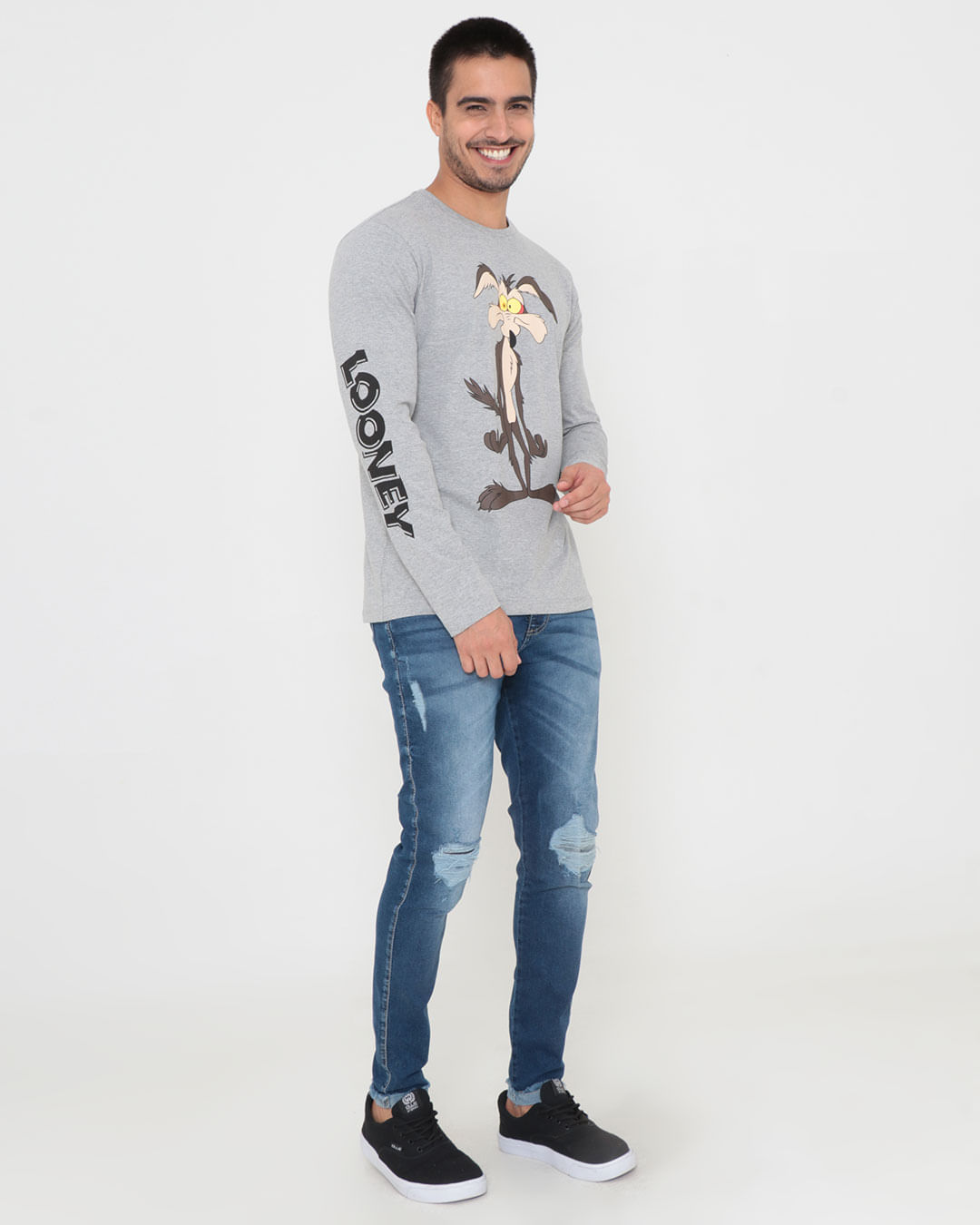 Camiseta-Looney-Trw120008--Ml---Cinza-Claro