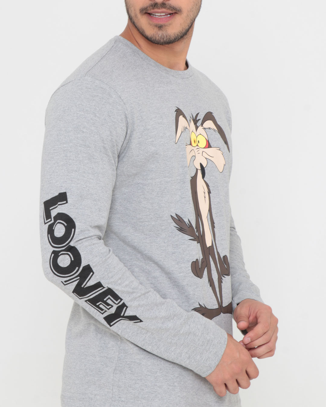 Camiseta-Looney-Trw120008--Ml---Cinza-Claro