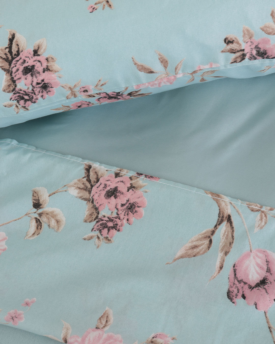 Jogo-De-Cama-Solteiro-Micro----3-Pecas---Azul-Floral