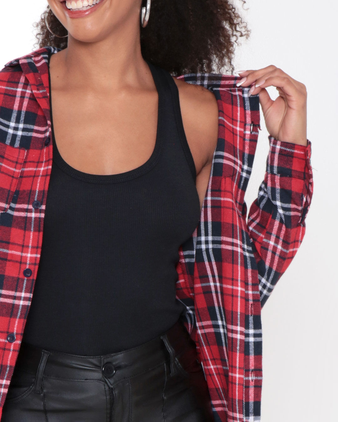 Camisa-C2020basic-De-Flanela-Bas---Vermelho-Xadrez