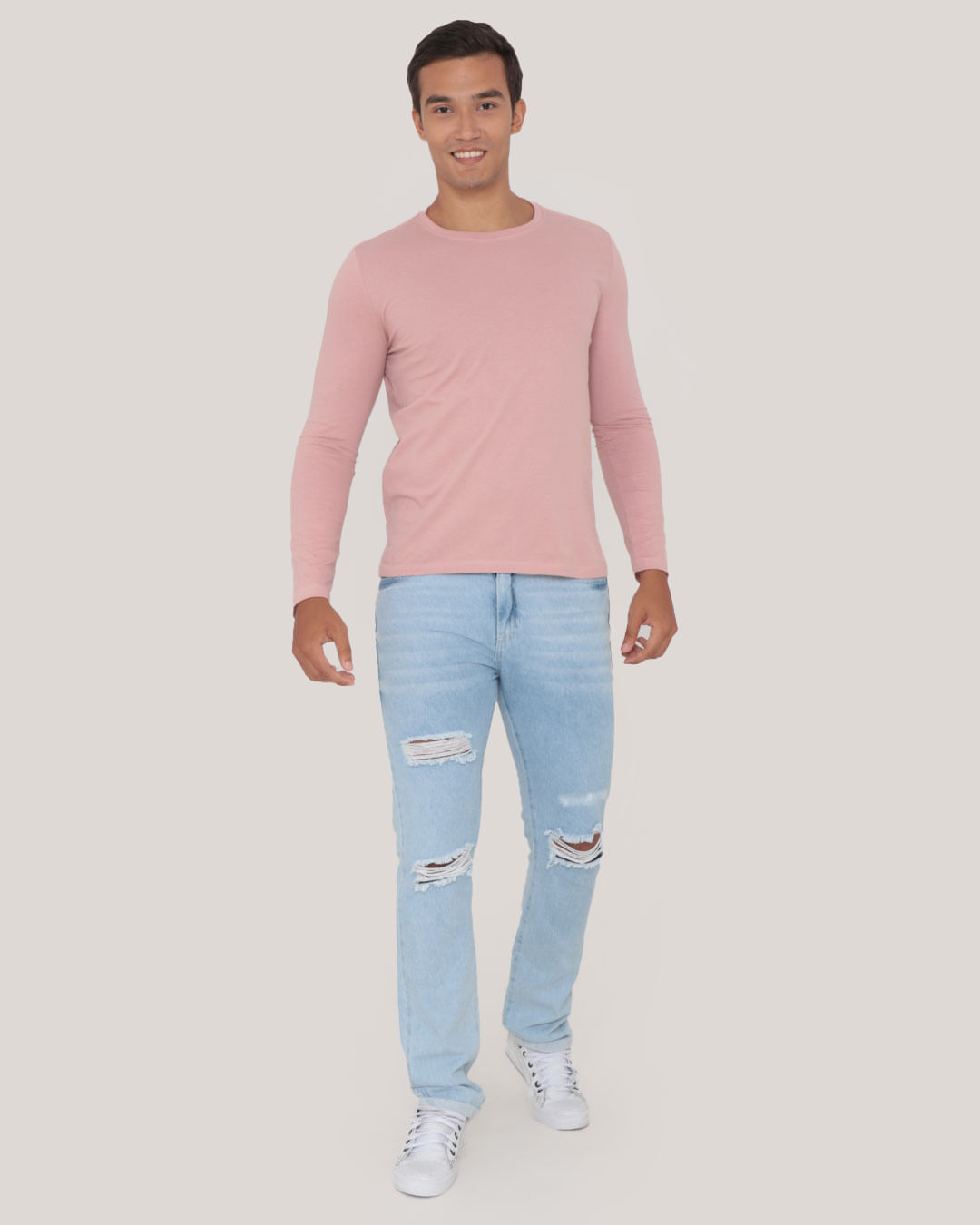 Camiseta-Ko250-Gola-C--Ml--Rose---Rosa-Claro