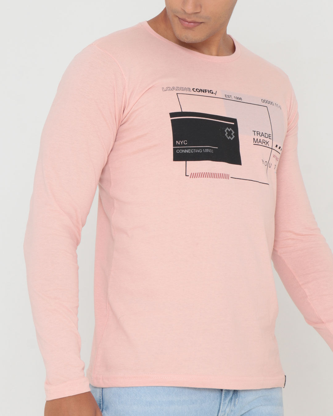 Camiseta-1800u9008-Rose--Ml---Rosa-Claro