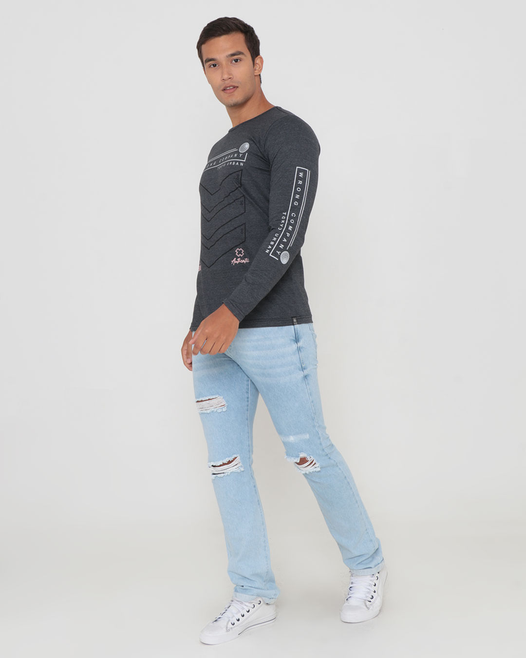 Camiseta-1800u9006-Mes-Escuro--Ml---Mescla-Escuro