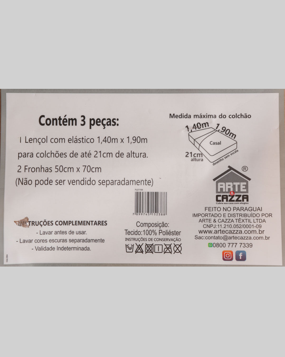Jogo-De-Cama-Casal-3-Pcs-Imp---Bege-Outros