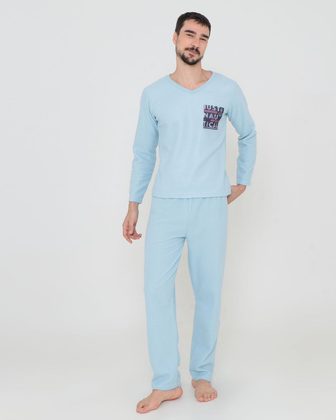 Pijama-Soft-Gola-V-Ref-404-1---Azul-Claro