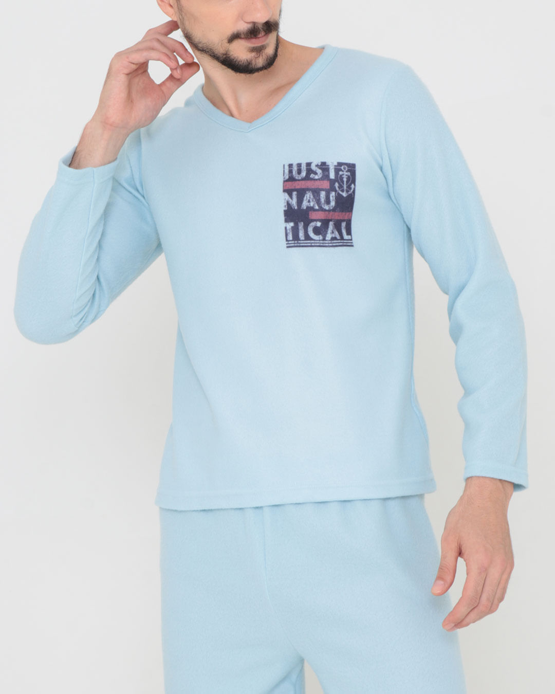 Pijama-Soft-Gola-V-Ref-404-1---Azul-Claro