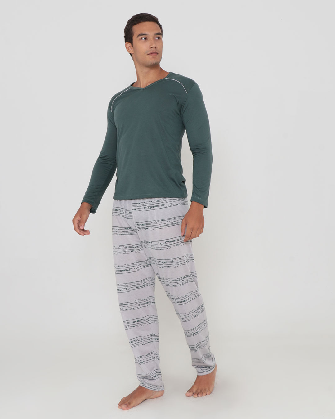 Pijama-Ragla-Ml-E-Calca-67486---Verde-Medio