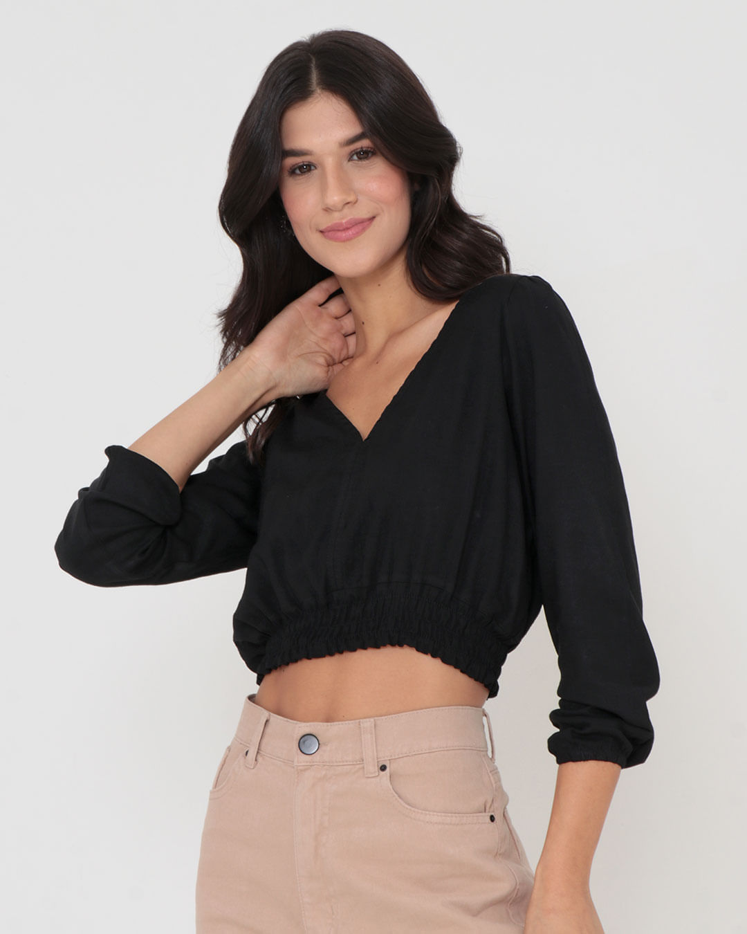 Blusa-Ml-Tp-Dec-V-Elastico-2627---Preto